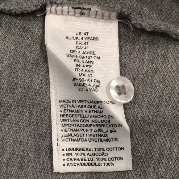 NEW Amazon Essentials Boys Sz 4T Gray Polo Shirt 100% Cotton Preppy - Picture 6 of 11